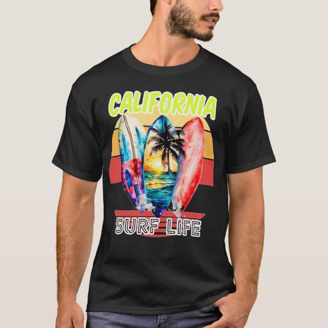 California Surf Life T-Shirt (Front)