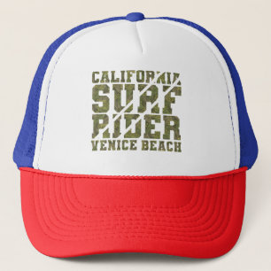 California Surf Rider – Tropical Venice Beach Stre Trucker Hat