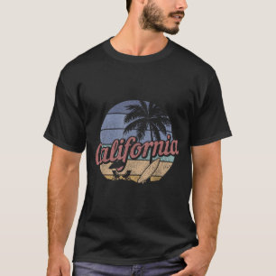 California Surf Vintage Souvenir Cali Beach Surfer T-Shirt