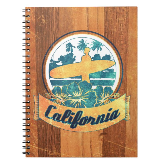 California surfboard notebook (Front)