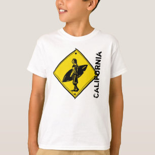 California surfer crosswalk boys shirt