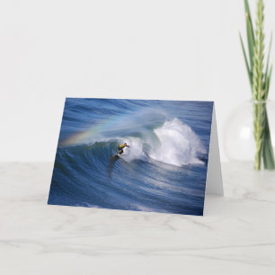 California Surfer with Rainbow Card
