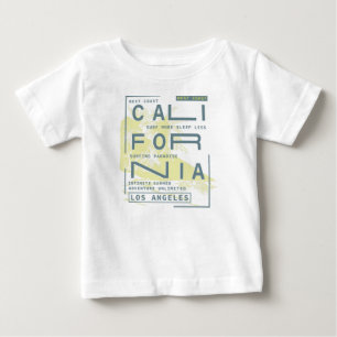 California Surfing Paradise – West Coast Los Angel Baby T-Shirt
