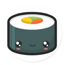 California Sushi Sticker