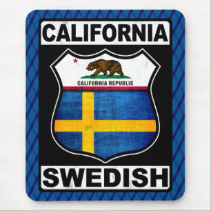 California Swedish American Mousemat