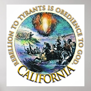 California Tea Party Posters