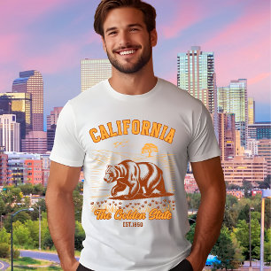 California The Golden State Bear – Vintage  T-Shirt
