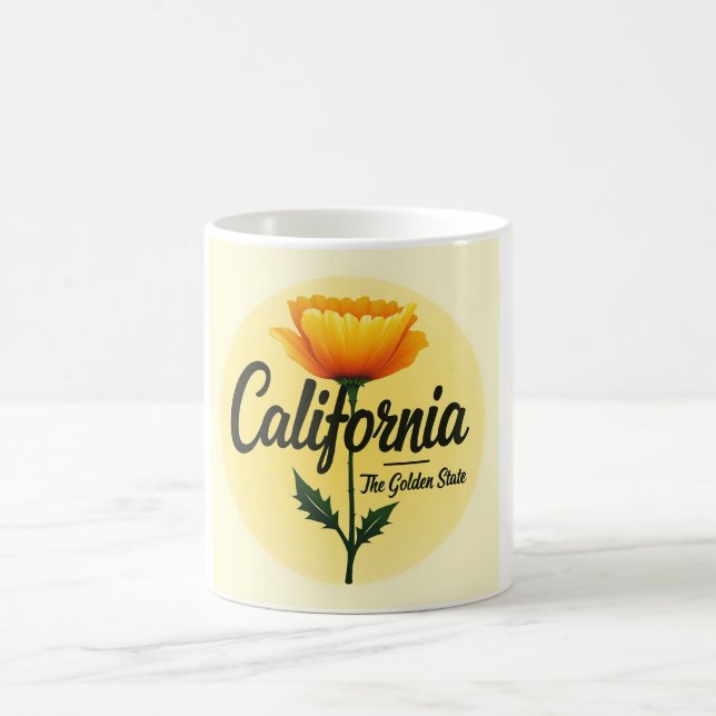 California The Golden State Coffee Mug (Center)