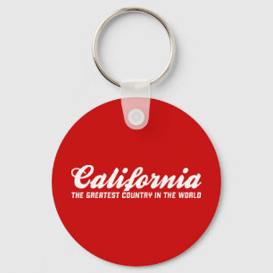 california the greatest country in the world key ring