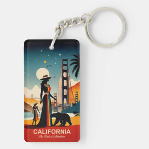 California: The Land of Adventures Key Ring