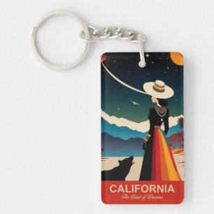 California: The Land of Dreams Key Ring