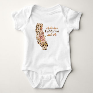 California Themed Baby Clothes, California State Baby Bodysuit