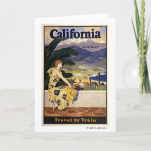 California this summer. Travel by Train Card