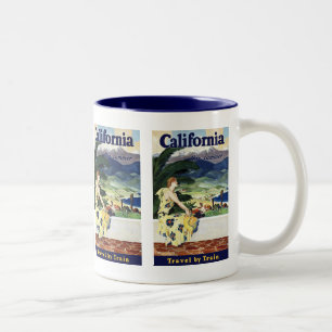 California This Summer Two-Tone Coffee Mug