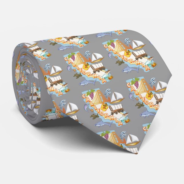 California Tie (Rolled)