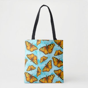 California Tortoiseshell Butterfly Illustration  Tote Bag
