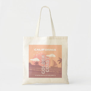 California, Travel Art, Preppy, Pastel Tote Bag