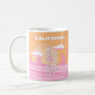 California, Travel Art, Preppy, Preppy Travel Coffee Mug