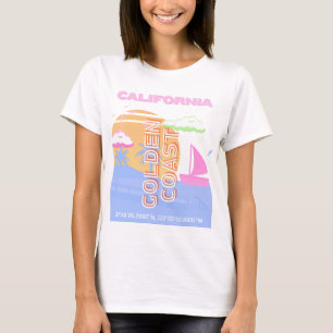 California, Travel Art, Preppy T-Shirt