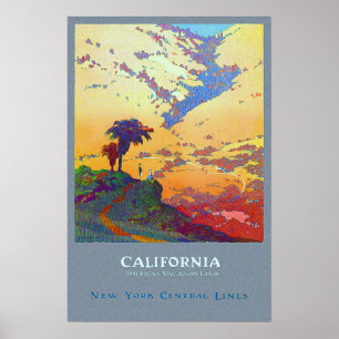 California Travel Poster