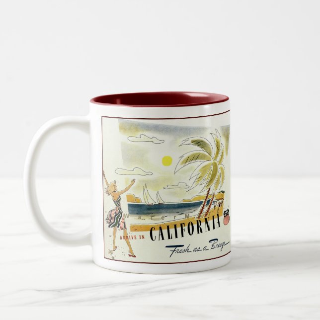 CALIFORNIA Two-Tone COFFEE MUG (Left)