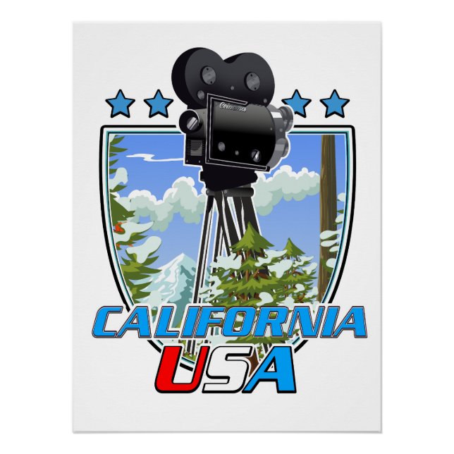California USA Poster (Front)