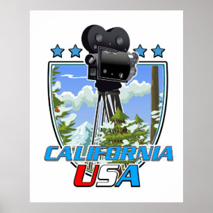 California USA Poster