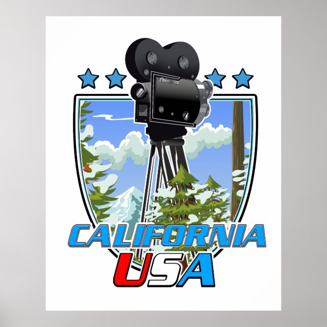 California USA Poster (Front)