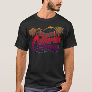 California USA Venice Beach Surf Los Angeles San F T-Shirt