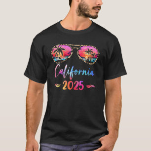California Vacation 2025 Matching Group Family Sum T-Shirt