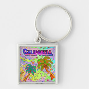 California Vacation Target Keychain
