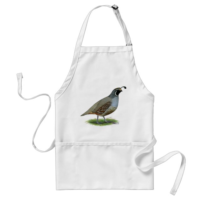 California Valley Quail Standard Apron (Front)