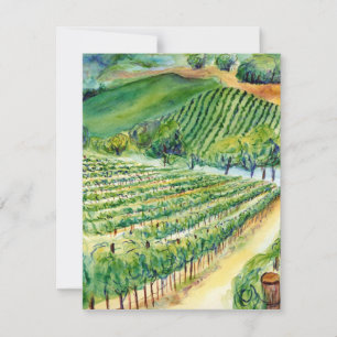California Vineyard Invitation