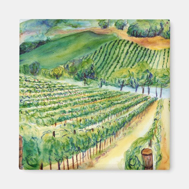 California Vineyard Magnet (Front)