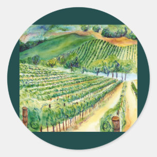 California Vineyard Sticker