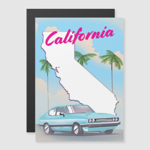 California Vintage style Vacation poster