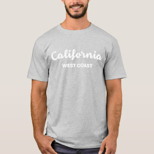 California West Coast Nice Design Text T-Shirt