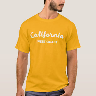 California West Coast Nice Design Text T-Shirt