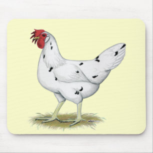 California White Hen Mouse Pad