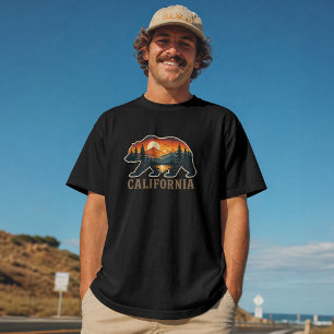 California Wilderness Bear Sunset T-Shirt