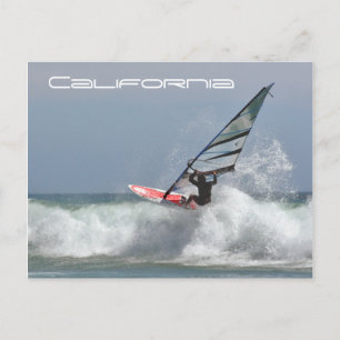 California Wind Surfer Postcard