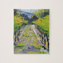 California winery, summer vineyard vines in Carmel