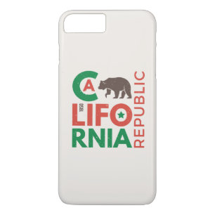 California With Grizzly Bear Logo iPhone 8 Plus/7 Plus Case