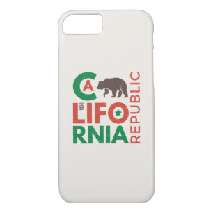 California With Grizzly Bear Logo iPhone 8/7 Case