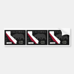 California Zombie Hunting Permit Bumper Sticker