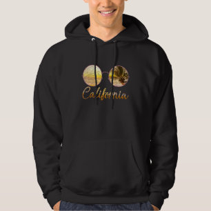 Californian Beach Summer Ca Sunglasses Sunset Cali Hoodie