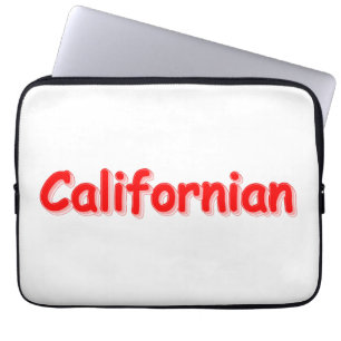 "Californian " Cute Design. Buy Now Laptop Sleeve