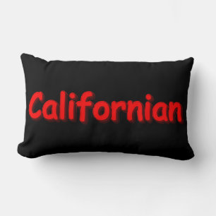 "Californian " Cute Design. Buy Now Lumbar Cushion