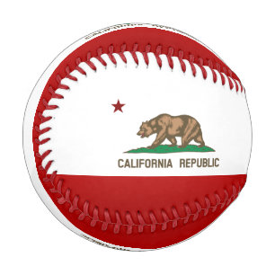 Californian flag baseball