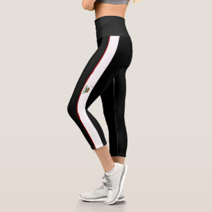Californian flag capri leggings